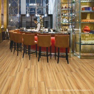 Dining Hall Floor Decorative Natural Style Rustic Wood Porcelain Tile